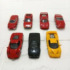 フェラーリ 1/72 ミニカー コレクション まとめ 7種セット Enzo 赤色のサムネイル