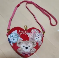 ダッフィー ハート型ポシェット ポーチ