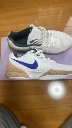 Nike ja2シューズ(男性用) ホワイト/ネイビー/ベージュ 2026年最新】NIKEバスケットシューズ ja2の人気アイテム - メルカリ