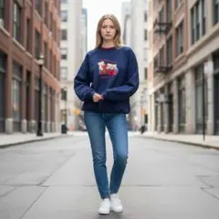 MC sport アニマルスウェット 熊 テディベア 刺繍 XL