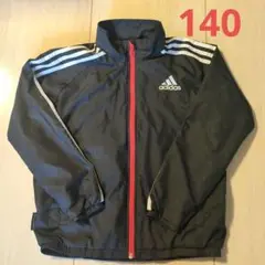 adidas ブラック ジャケット 140