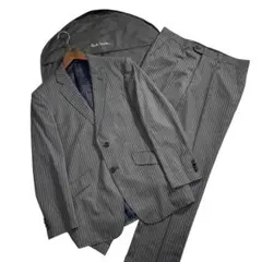 美品 ポールスミス シングルスーツ セットアップ 総裏地 グレー M
