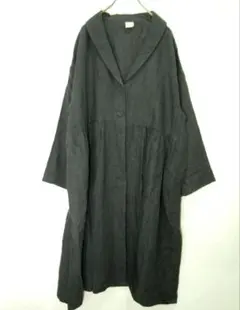 nest robe / ネストローブ カシュクール 墨色 羽織り 前開き 麻 - メルカリ
