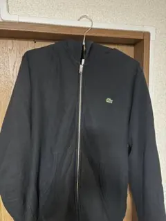 LACOSTE ブラック ダブルジップパーカーのサムネイル