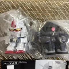 ガンダム ザク　カプセルトイ ガチャポン　まちぼうけ　Lサイズ 2個セット