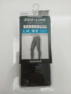 モンベル ジオライン L.W.タイツ Men's L BK 1107742