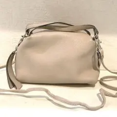 【美品】GIANNI CHIARINI アリファ S ショルダーバッグ　ベージュ