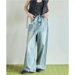 Baggy Denim Pants 36