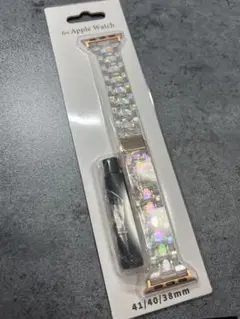 Apple Watch用クリアゴールドバンド 41/40/38mm
