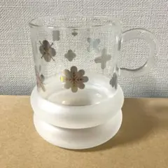 【新品】スターバックス 耐熱グラスマグカップ スノーフレーク414ml