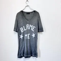 DIESEL BLACK GOLD ディーゼル Vネック オーバーTシャツ XL