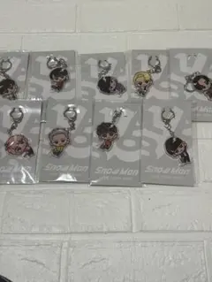 SnowMan すのチル アクリルキーホルダー 9人セット売り - メルカリ