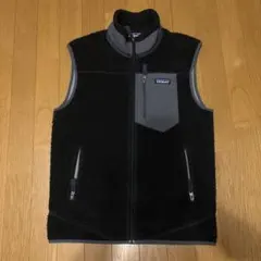 patagonia レトロX ベスト S ブラック×グレー