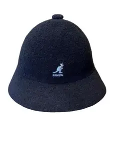 【即日発送】KANGOL 黒 バケットハット フリース
