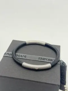 ロジャーさん専用　EMPORIO ARMANI ブレスレット　レザーのサムネイル