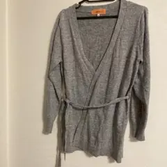 sunauna グレー カーディガン スーナウーナ　春　秋　温度調整　羽織