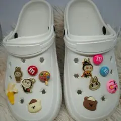 ジビッツ　サンダル　アクセサリー　ラブブ　12個セット　①