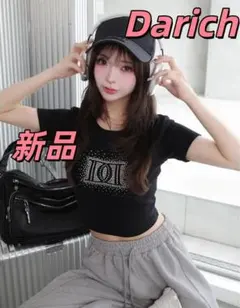 新品 ダーリッチ Darich シャイニーDDロゴコンパクトTシャツ