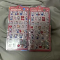 ハローキティ ボンボンドロップシール churukira レッド 正規品