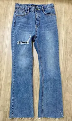 Gallerie ダメージフレアデニム　新品
