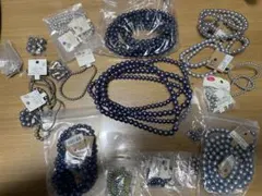 ぽこじゃじゃ様専用 ハンドメイド用 ビーズ ゴールド、ベージュ系①ブール系 ②