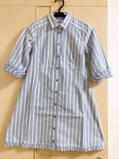 バーバリーブルーレーベル　シャツワンピース　Burberry