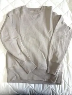 UNIQLO ベージュ クルーネック スウェット S