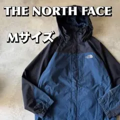 ノースフェイス マウンテンパーカー ネイビー 古着 Mサイズ