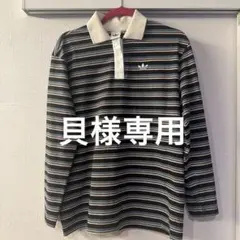 adidasストライプ OVZD ロングスリーブ ポロ シャツのサムネイル