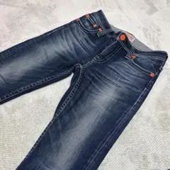 RODEOCROWNS スキニーデニム オレンジボタン