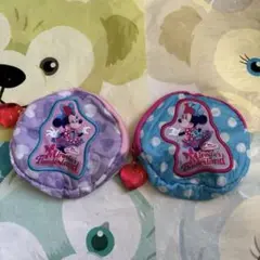 ディズニー　ミニーのファンダーランド　パルパルーザ　カプセルトイ　ポーチ二点