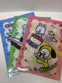 BT21　くら寿司　クリアファイル　3枚セット