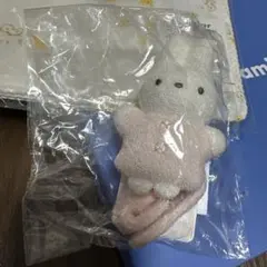 familiar うさぎマスコットとハンカチセット