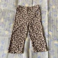 キッズ BABYDOLL レオパード柄ウルトラストレッチ6分丈ハーフパンツ