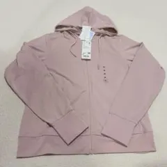 新品タグ付き　ユニクロ　エアリズムUVカットメッシュパーカ　Mサイズ　ピンク
