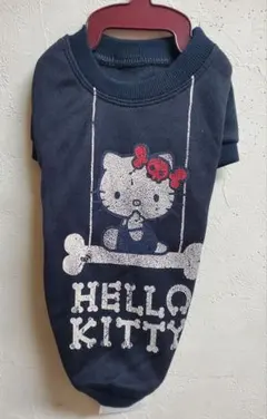 ❤️ハローキティ❤️犬服❗小型犬❗ペット洋服❗フリース裏地♥️2号ロングサイズ