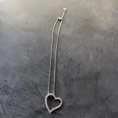 スワロフスキー　ネックレス　ハート