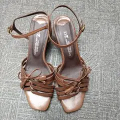 ブラウンストラップサンダル 23.5cm
