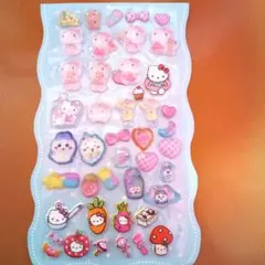 ちいかわ ハローキティボンボンドロップシール おすそ分け