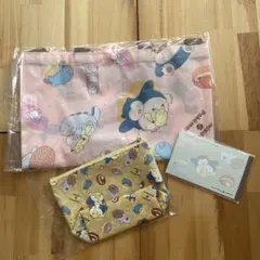 新品未使用●ミスド 2024 ポケモン福袋●エコバッグ　ポーチ　カビゴン