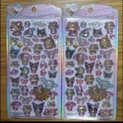 日焼けキティボンボンドロップシールプチドロップステッカうるちゅるポップ2つセット