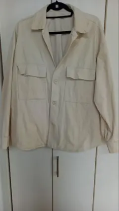 GU コーデュロイジャケット Lサイズ アイボリー