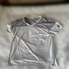 UNDER ARMOUR 半袖Tシャツ グレー×ホワイトレディースLLのサムネイル
