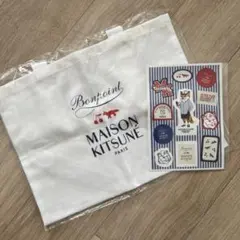 BONPOINT×MAISON KITSUNE ステッカー&トートバッグのサムネイル