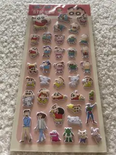 クレヨンしんちゃん　マシュマロシール　ぷくぷく　ステッカー