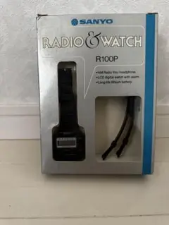 （美品）SANYO R100P ラジオ＆ウォッチ