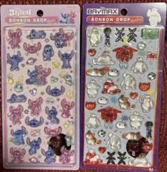 【国内正規品】ボンボンドロップシール ディズニー　 ベイマックス　スティッチ