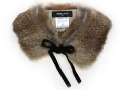 ◉新品タグ付◉COMME CA ISM ラビットファー　ティペット 付け襟