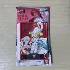 ワンピース　ONE PIECE film RED 特典　映画　ウタ　カード