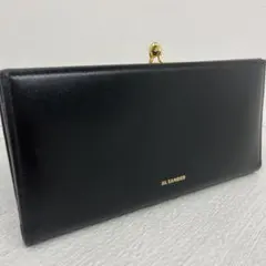 未使用級✨ JILSANDER ジルサンダー 長財布 ゴジパース がま口 レザー JIL SANDER ジルサンダー 二つ折り長財布 GOJI PURSE MD ゴジパース